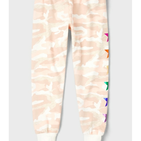 SUGAR & JADE STAR 🌟 CAMO ZIP & COZY JOGGER PANT (SET) SZ XL 16/18 (SOFT ROSE) - Picture 4 of 10